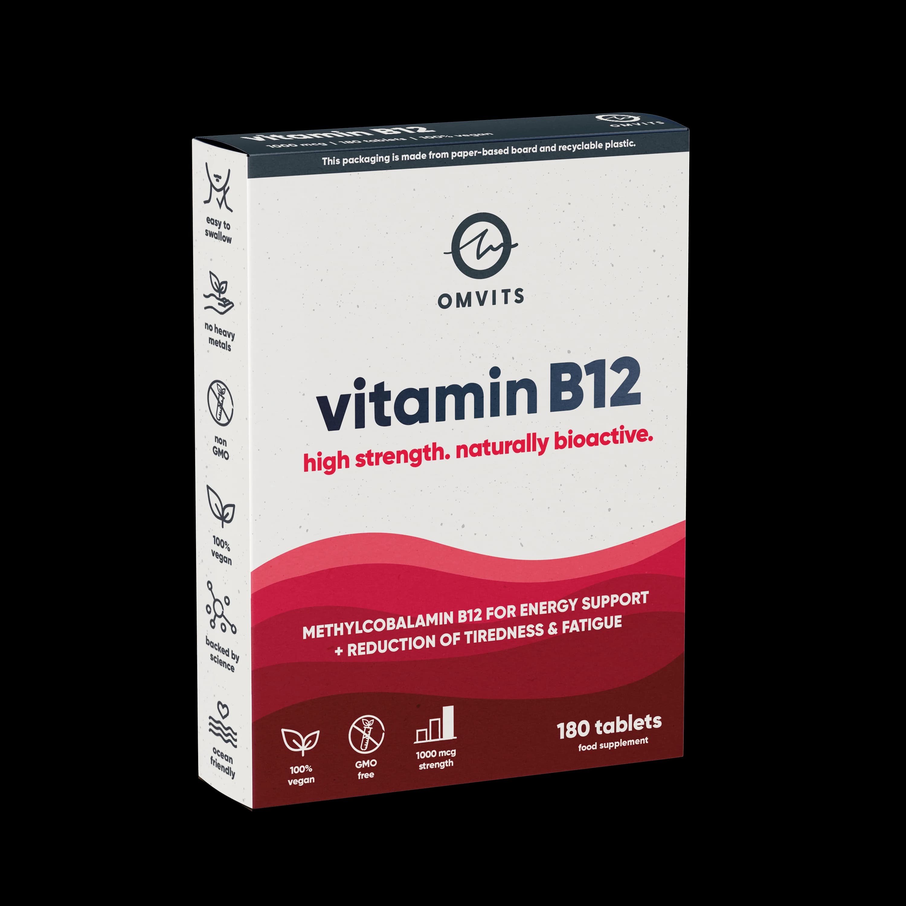 Vegan Vitamin B12 - 180 Tablets