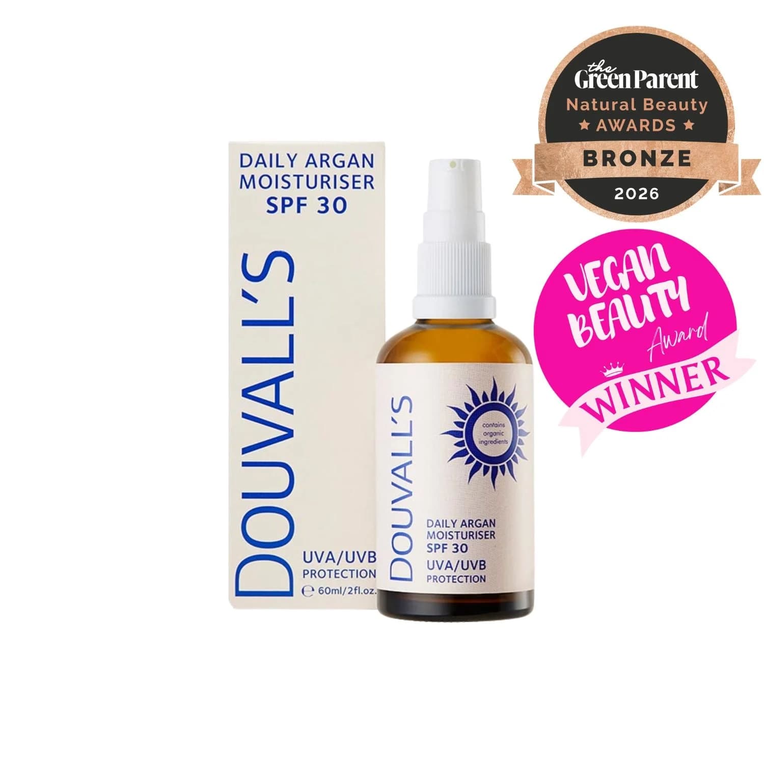 Argan Daily Moisturiser with SPF30 UVA/UVB protection 60ml