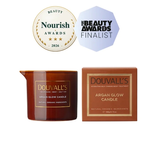 Argan Glow Candle | Hydrating Self Tanning Body Treatment 180g