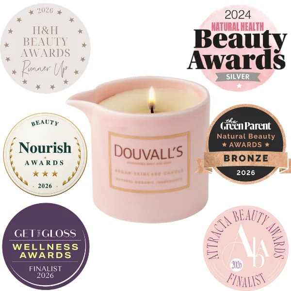 Argan Massage Candle - Orangery Orchard 180g | Intensely Nourishing and Hydrating Body Treatment