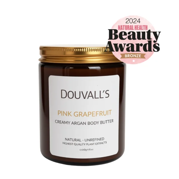 Organic Creamy Argan Body Butter Pink Grapefruit 240ml