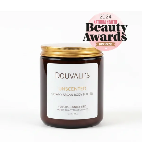 Organic Creamy Argan Body Butter Unscented 240ml