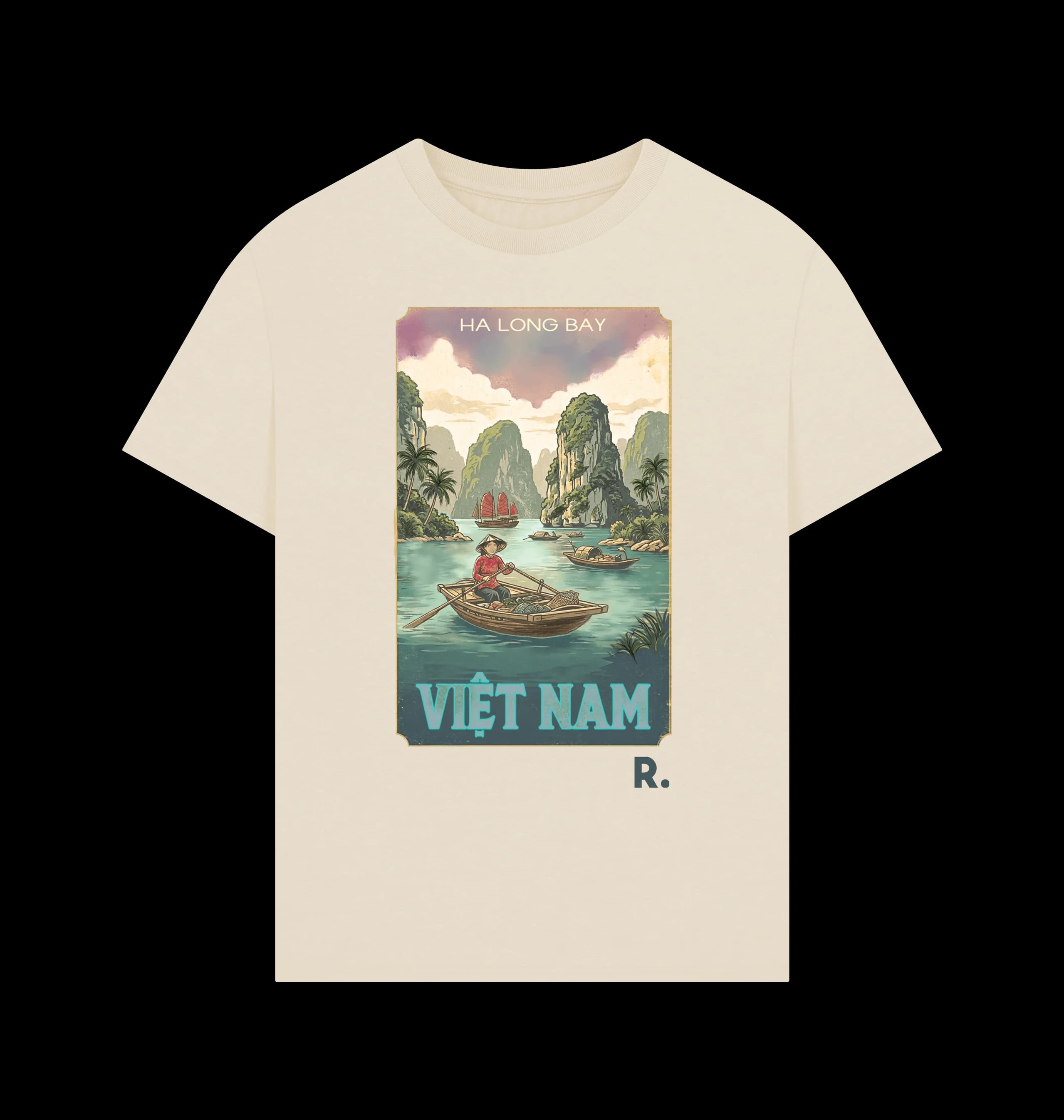 R-TRAVEL VIETNAM TEE IN OAT