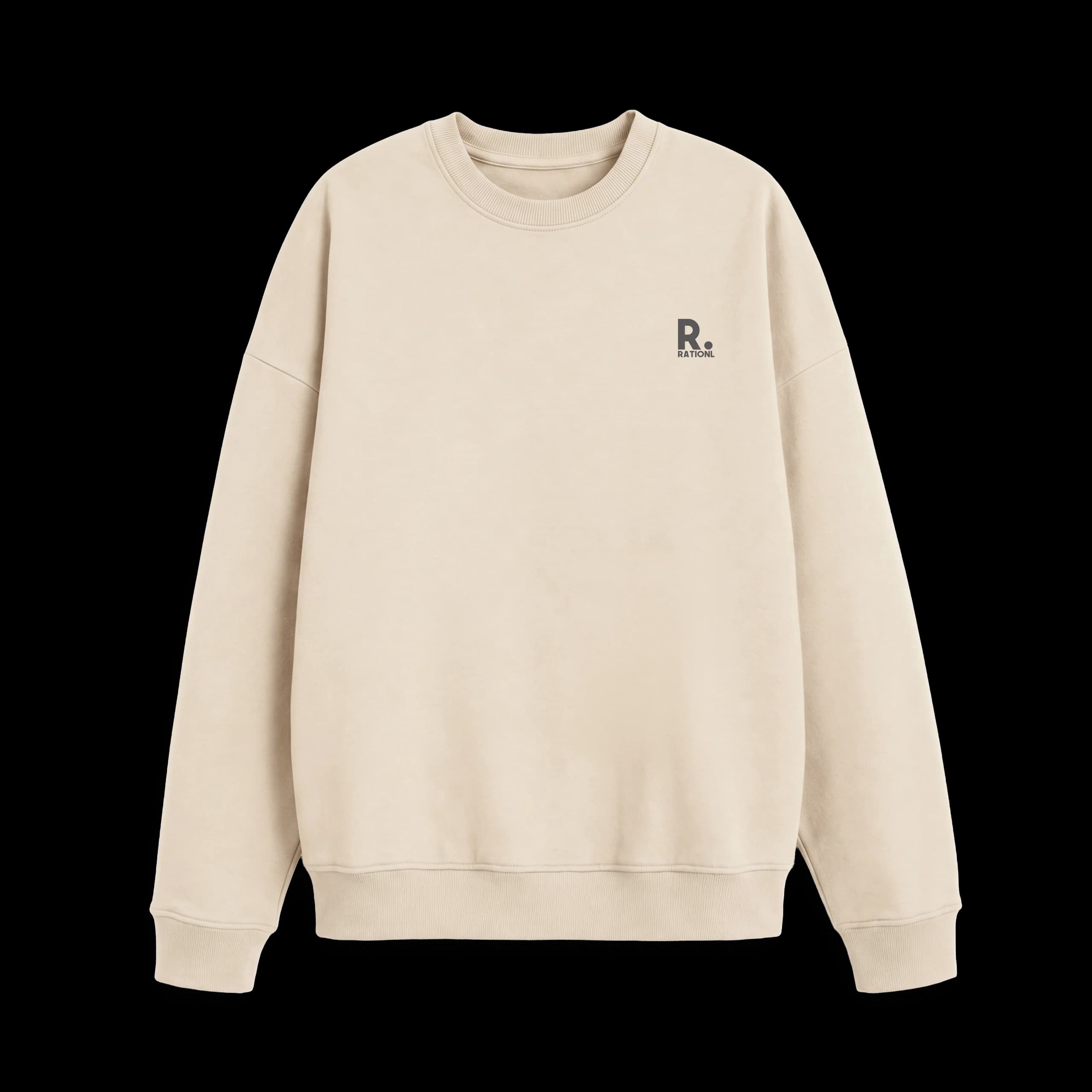 Oat Printed Sweater Front