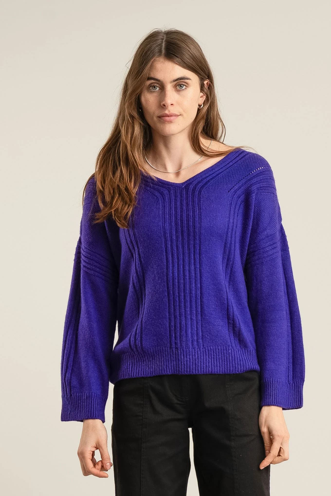Merino Wool Jumper Ultramarine – image 1
