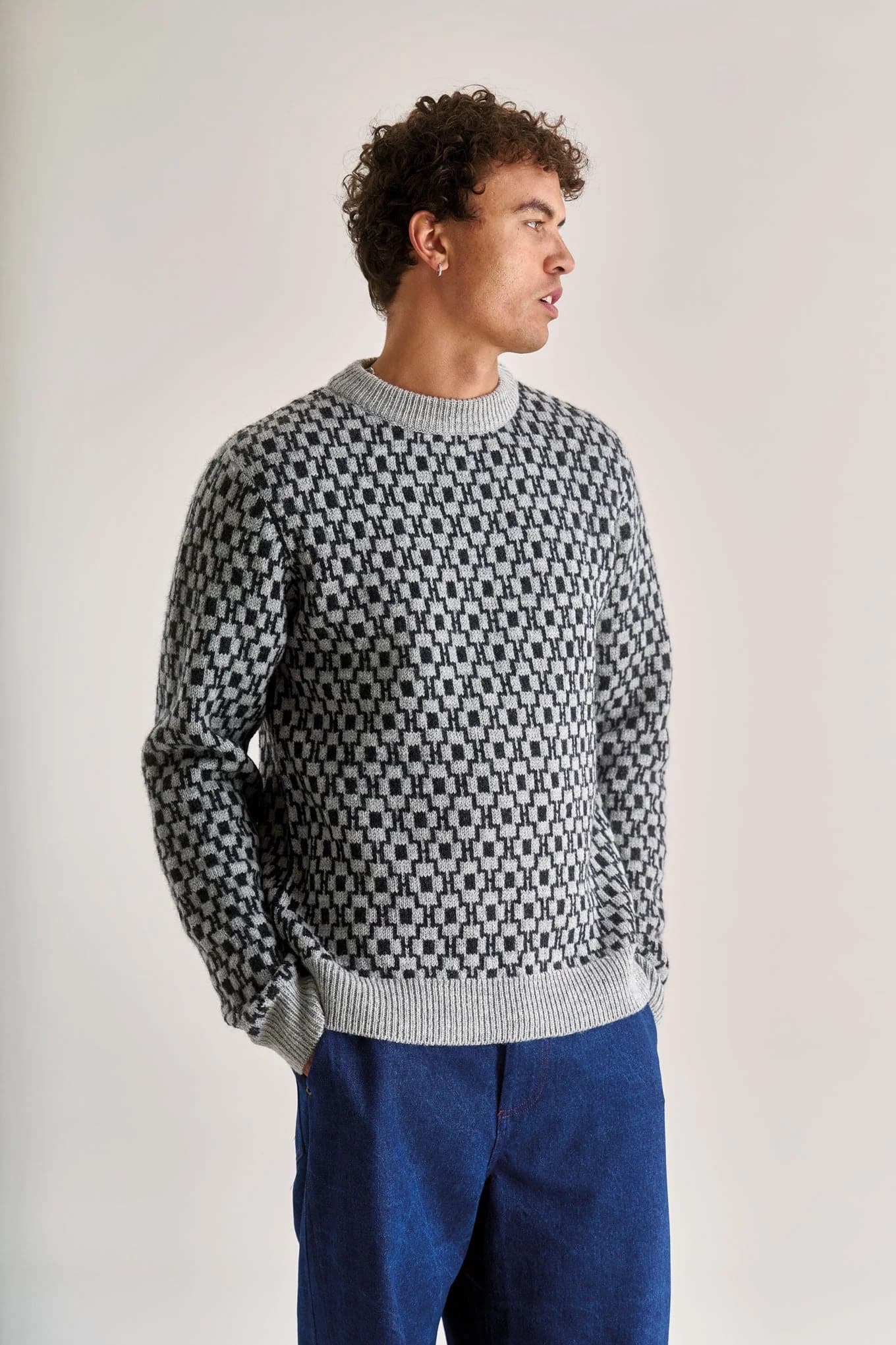 CHAI Lambswool Jumper - Charcoal