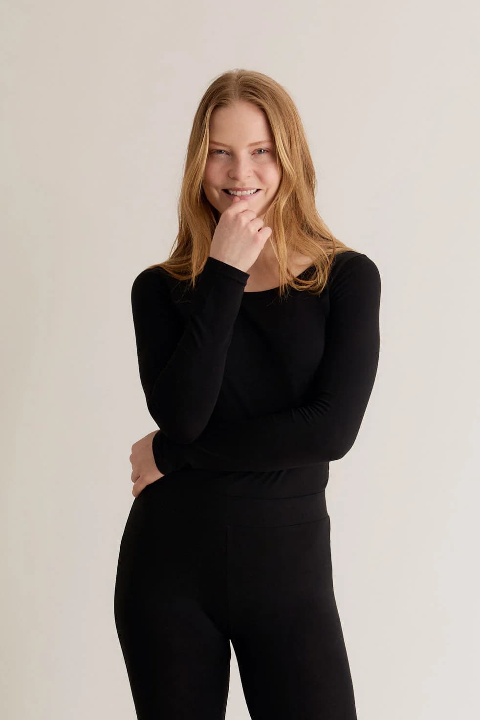 Darcey GOTS Organic Cotton Black Top – image 1