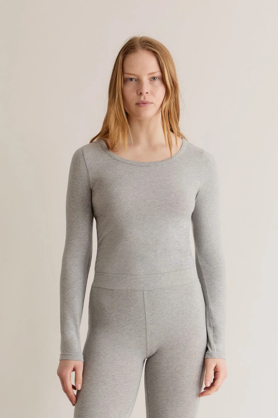 Darcey GOTS Organic Cotton Top Grey – image 1
