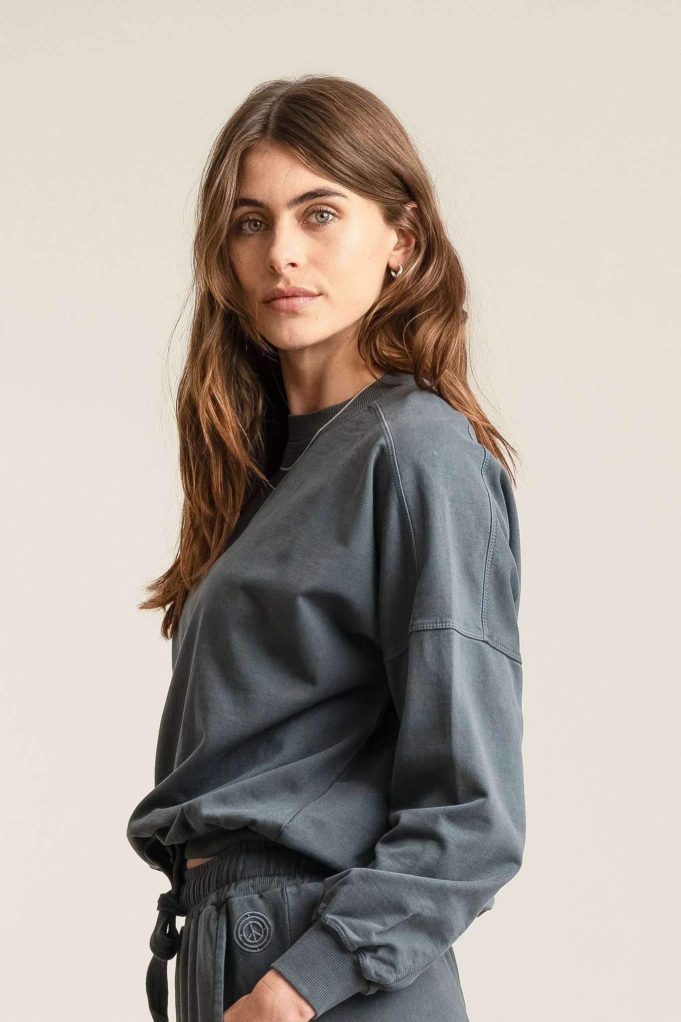 DAWN Organic Cotton Sweat - Washed Black
