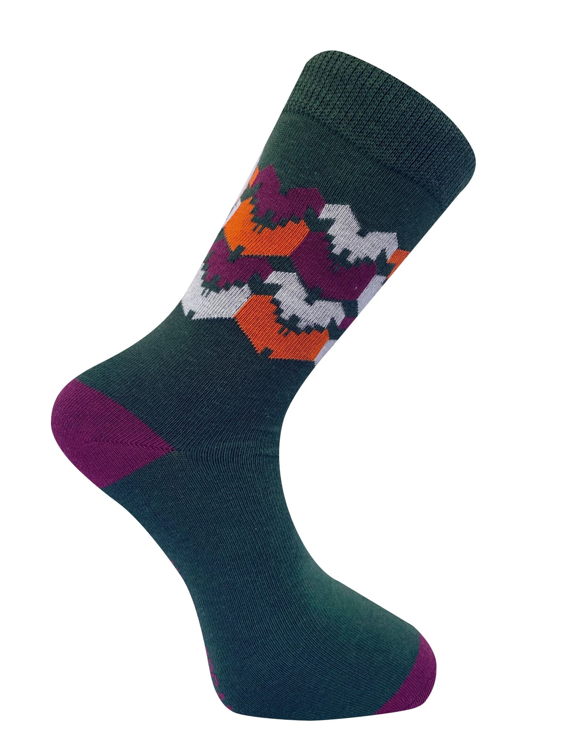 GOTS Organic Cotton Socks in Green – image 1