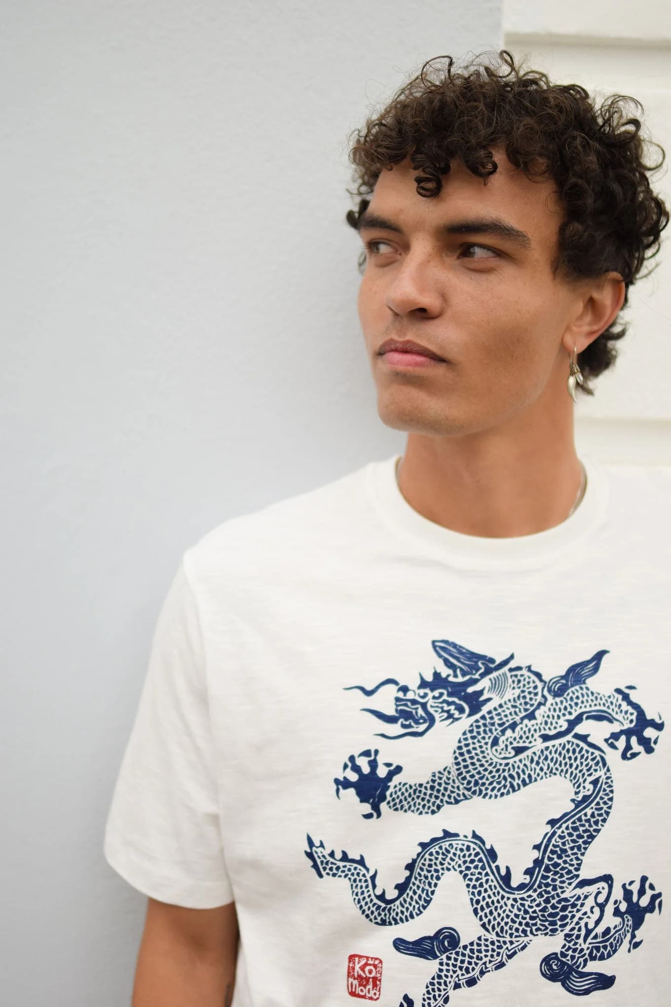 DRAGON 25 Organic Cotton Tee - White