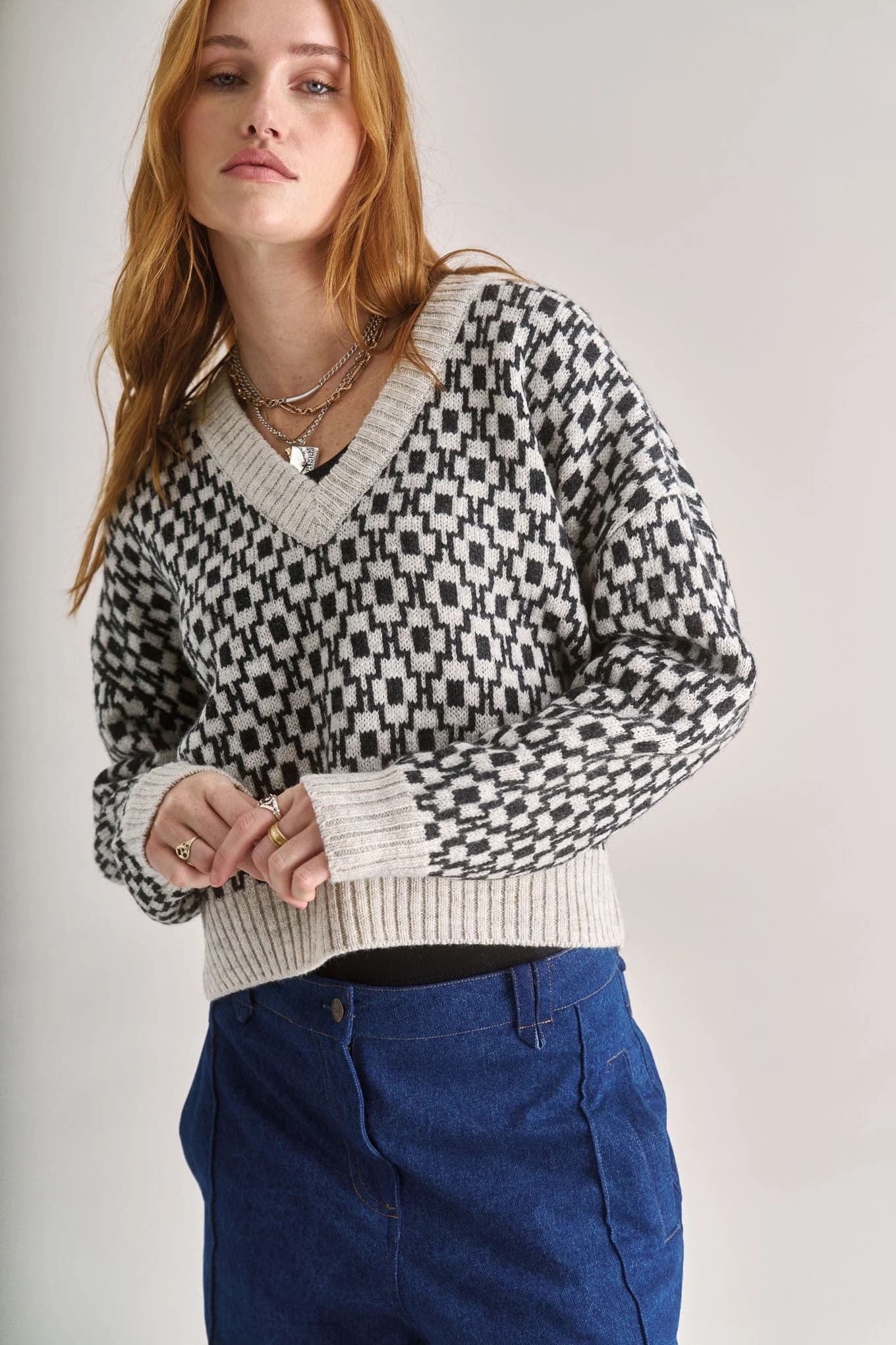 Effie Lambswool Jumper - Charcoal – image 1