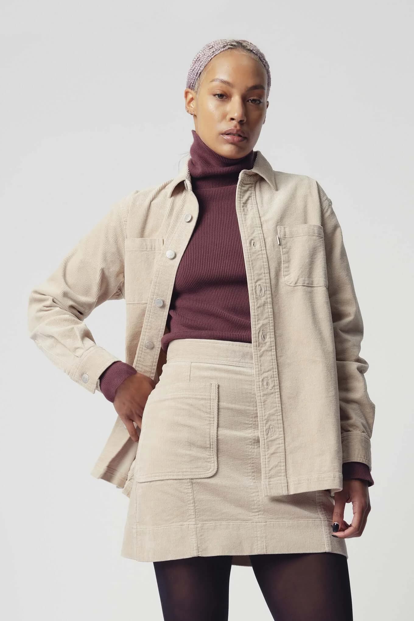 Jean Organic Cotton Overshirt Winter White – image 1