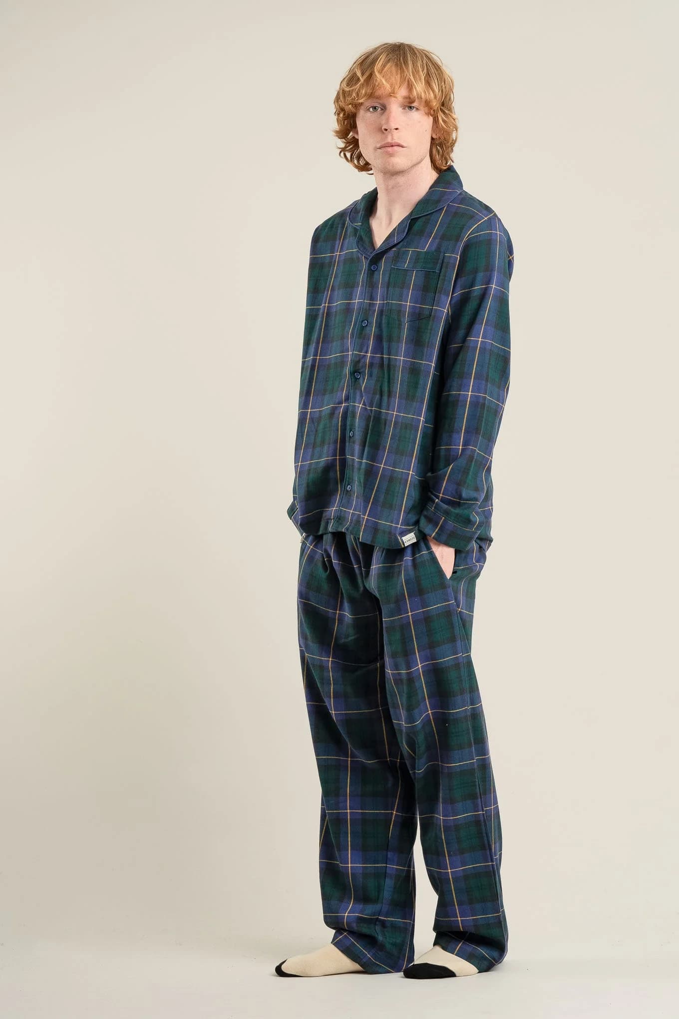 Men's Organic Cotton Pyjama Set - Black Watch – image 1