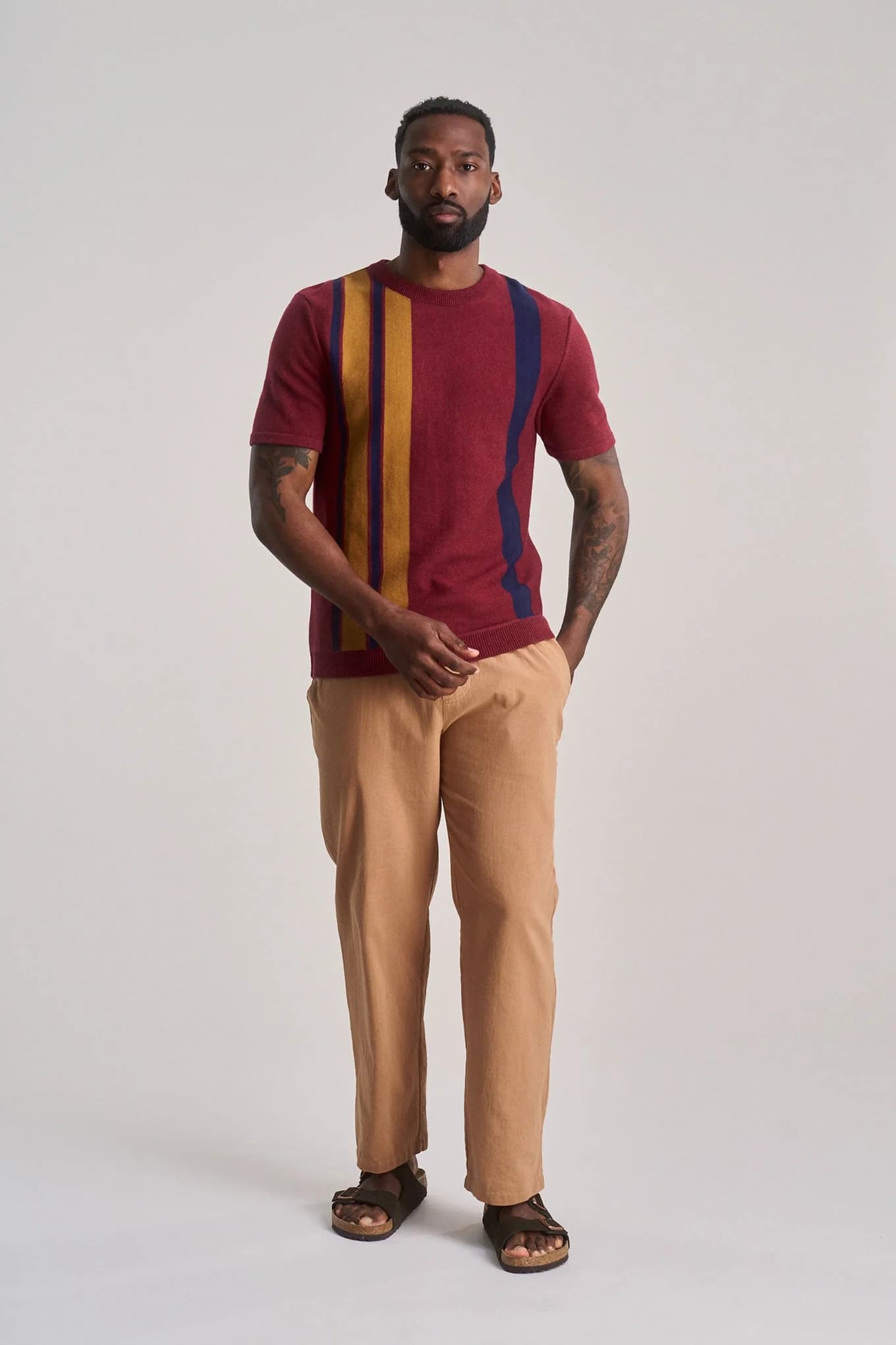 Joshua Organic Cotton Trouser - Tan – image 1