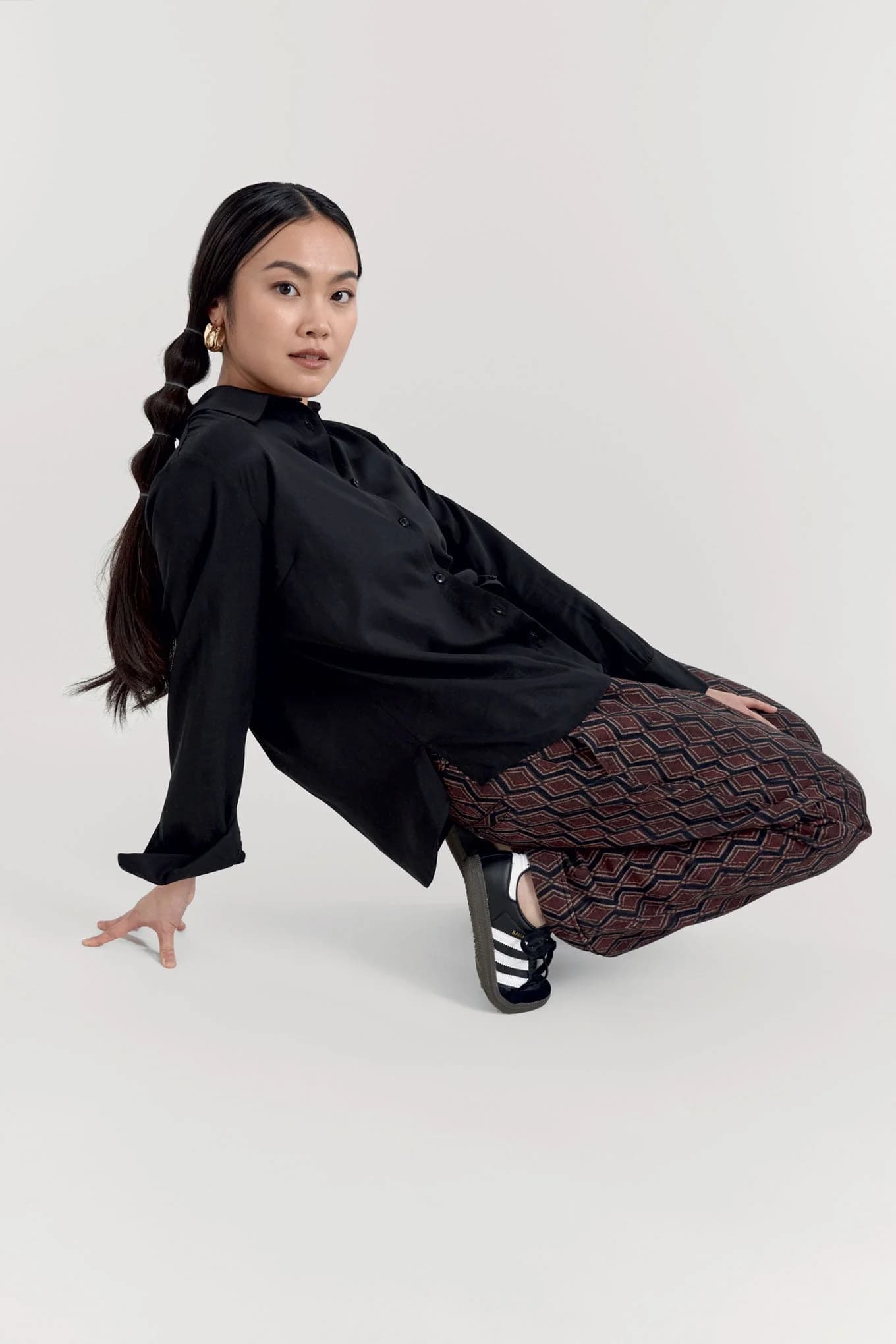 Kenji Tencel Shirt - Black – image 1
