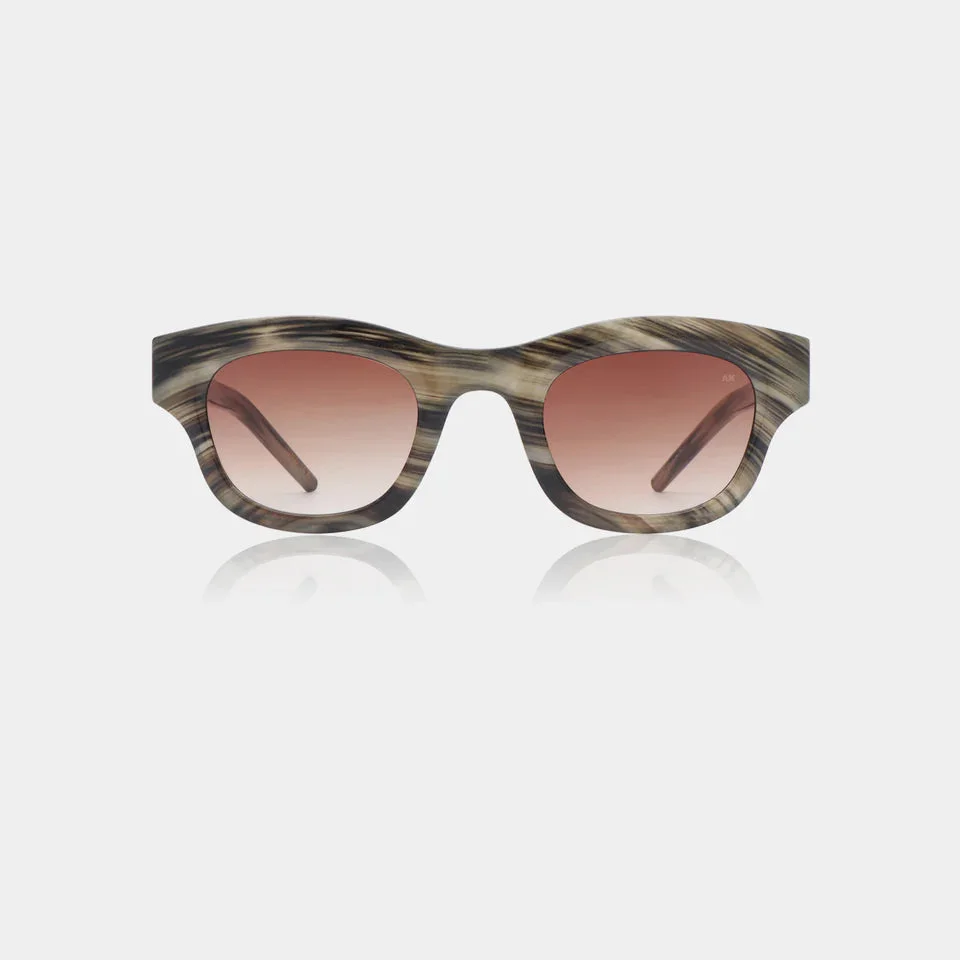 Striped Horn Sunglasses – image 1