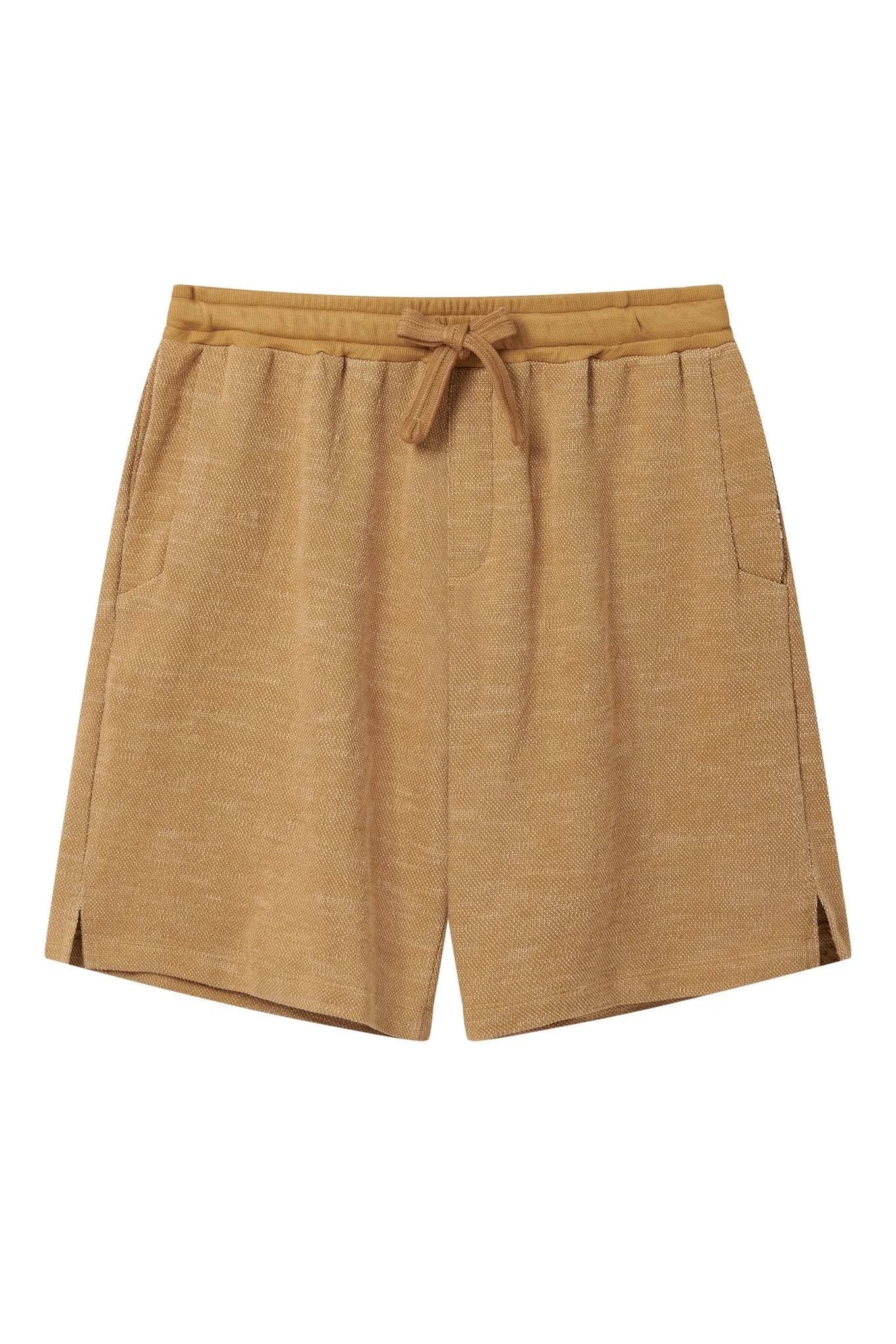 LEAH - Organic Cotton Sweat Shorts - Sand