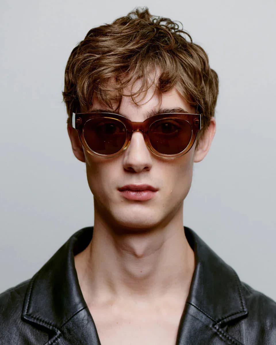 LILLY - Smoked Champagne Sunglasses by A.Kjaerbede