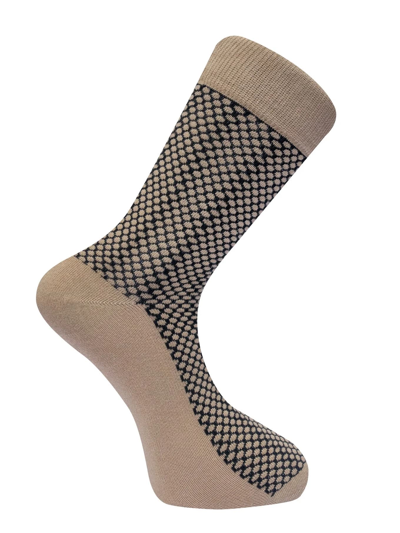 GOTS Organic Cotton Jacquard Socks – Croissant – image 1