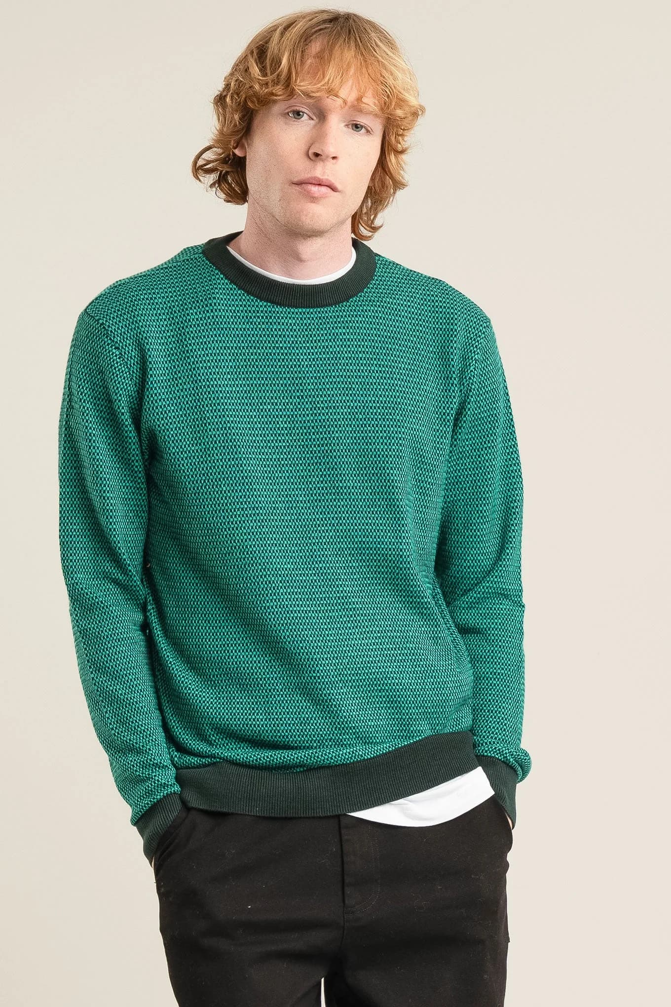 OPAL - GOTS Organic Cotton Jumper - Teal