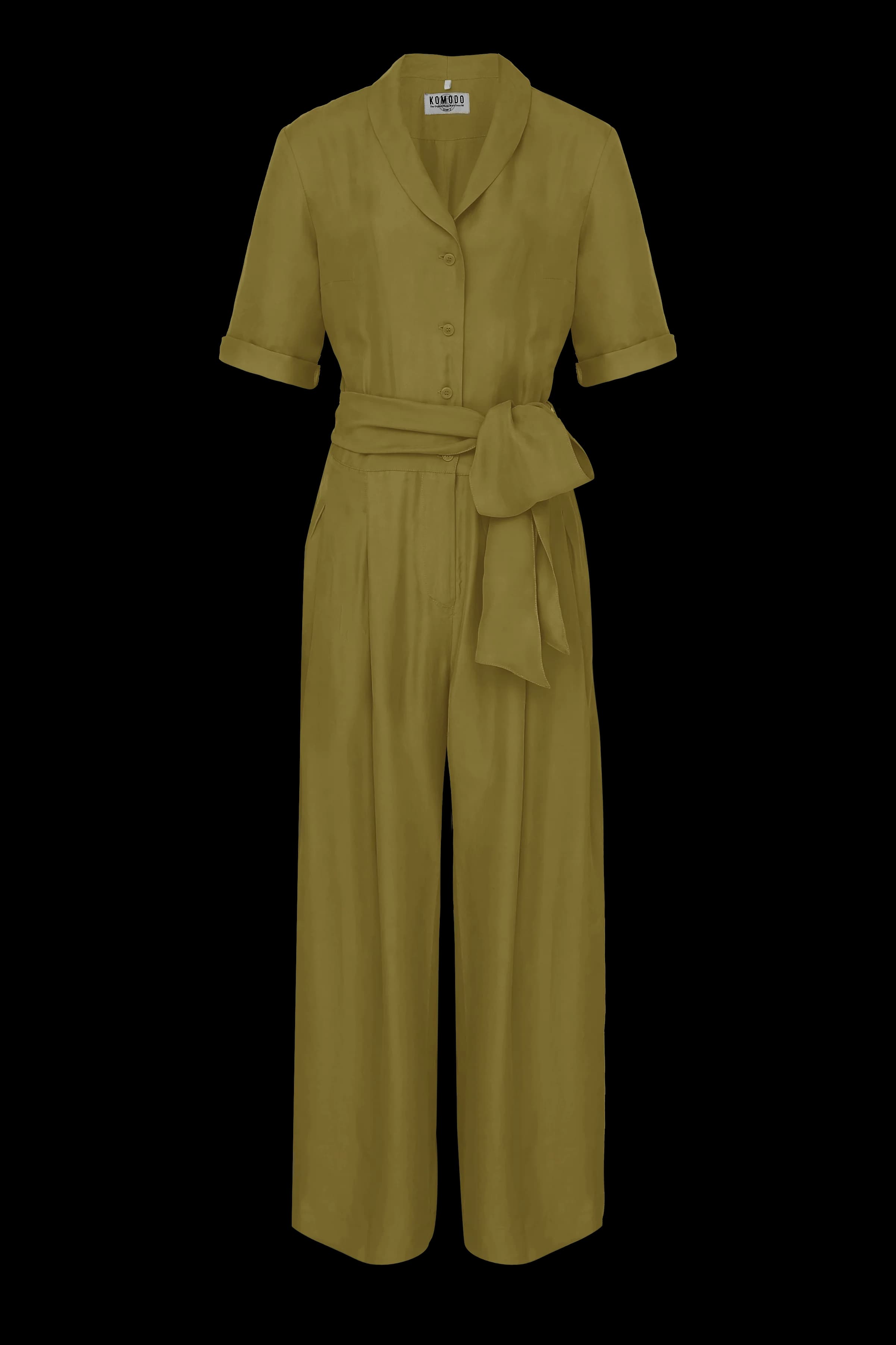 PLANET - Rayon Jumpsuit Khaki
