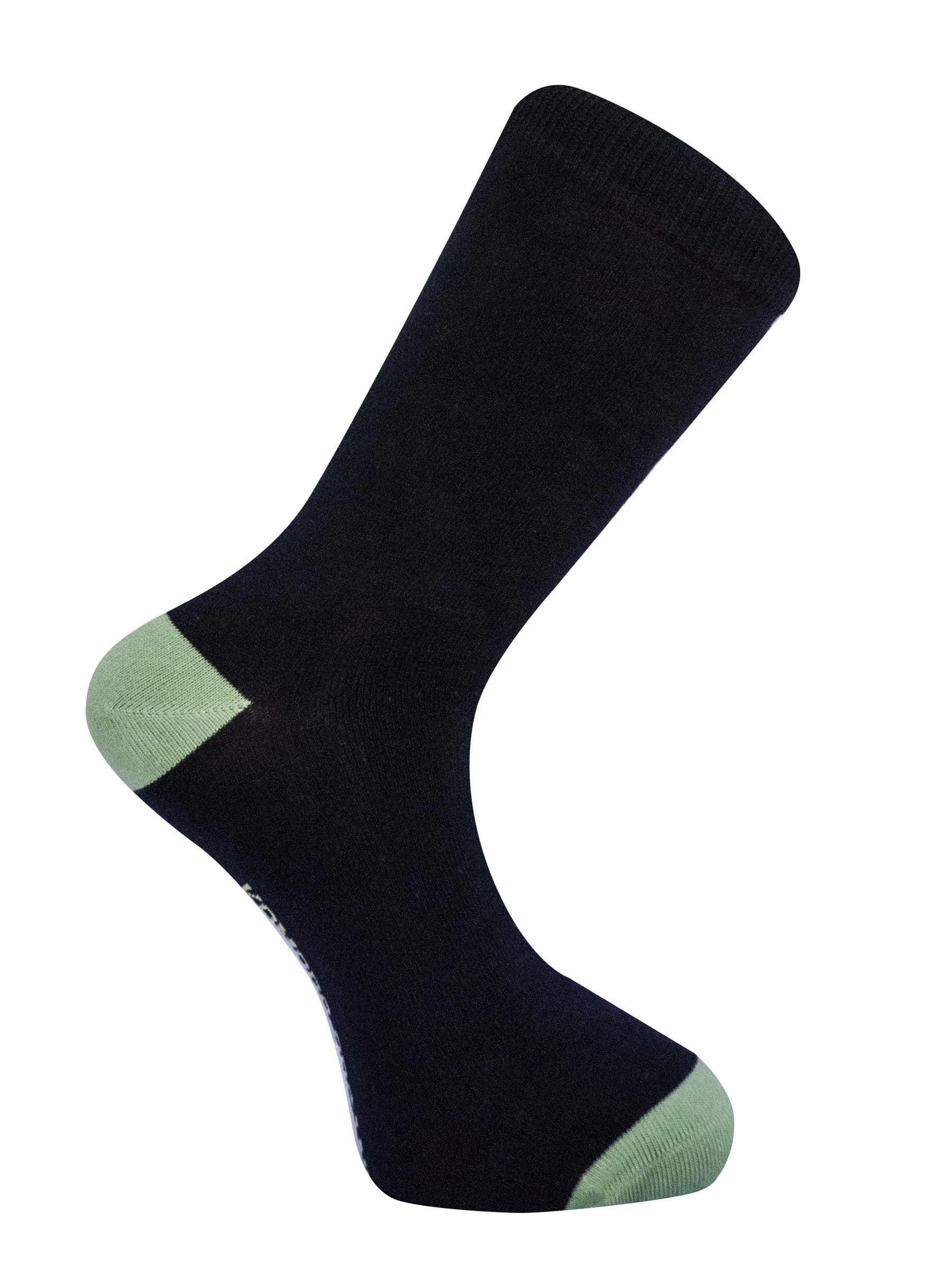 GOTS Organic Cotton Socks in Black – image 1