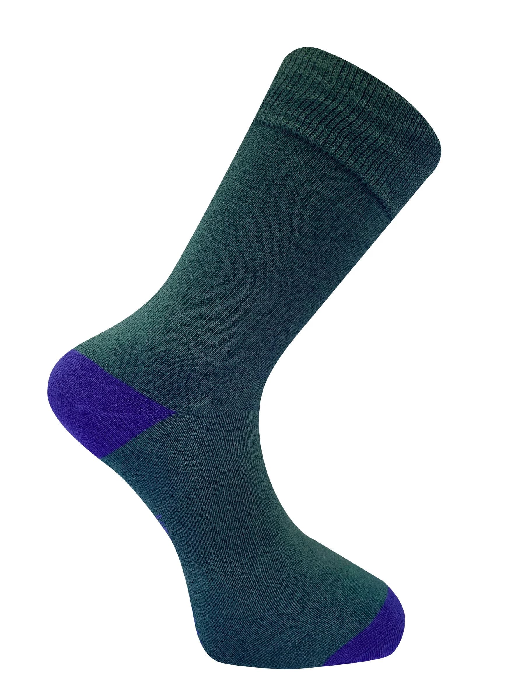GOTS Organic Cotton Socks in Green – image 1