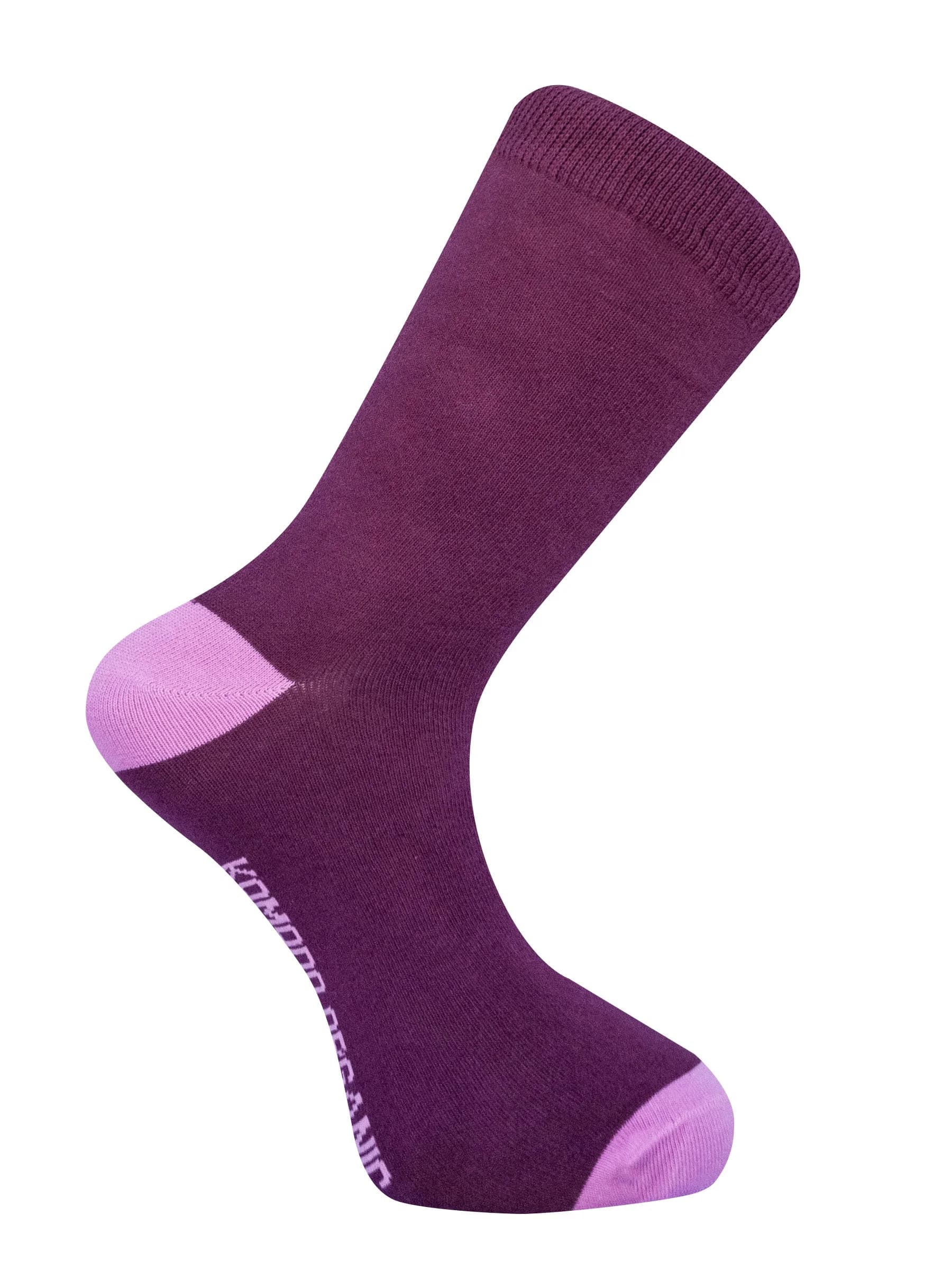 GOTS Organic Cotton Socks in Plum – image 1