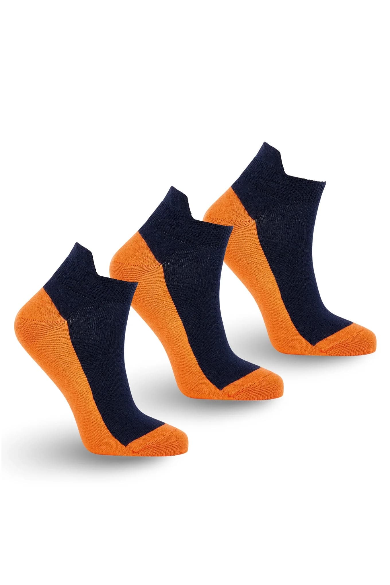 Organic Cotton Ankle Socks Boxset — Navy (Pack of 3) – image 1