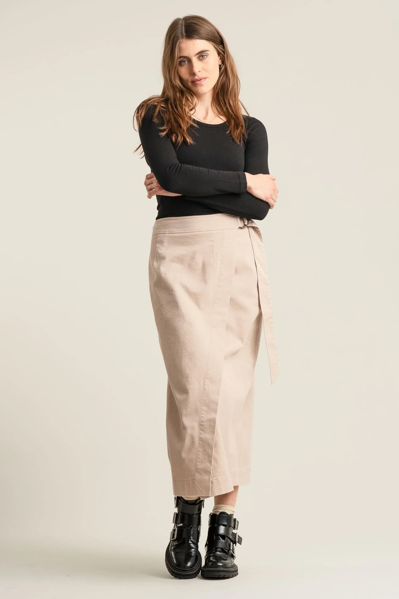 SANTO Organic Cotton Skirt - Dusty Pink