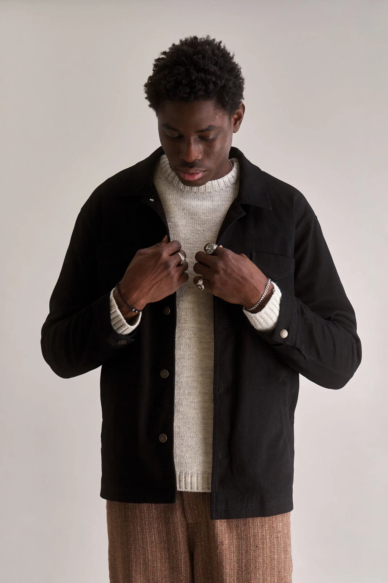 Stanley Organic Cotton Tencel Jacket - Black – image 1