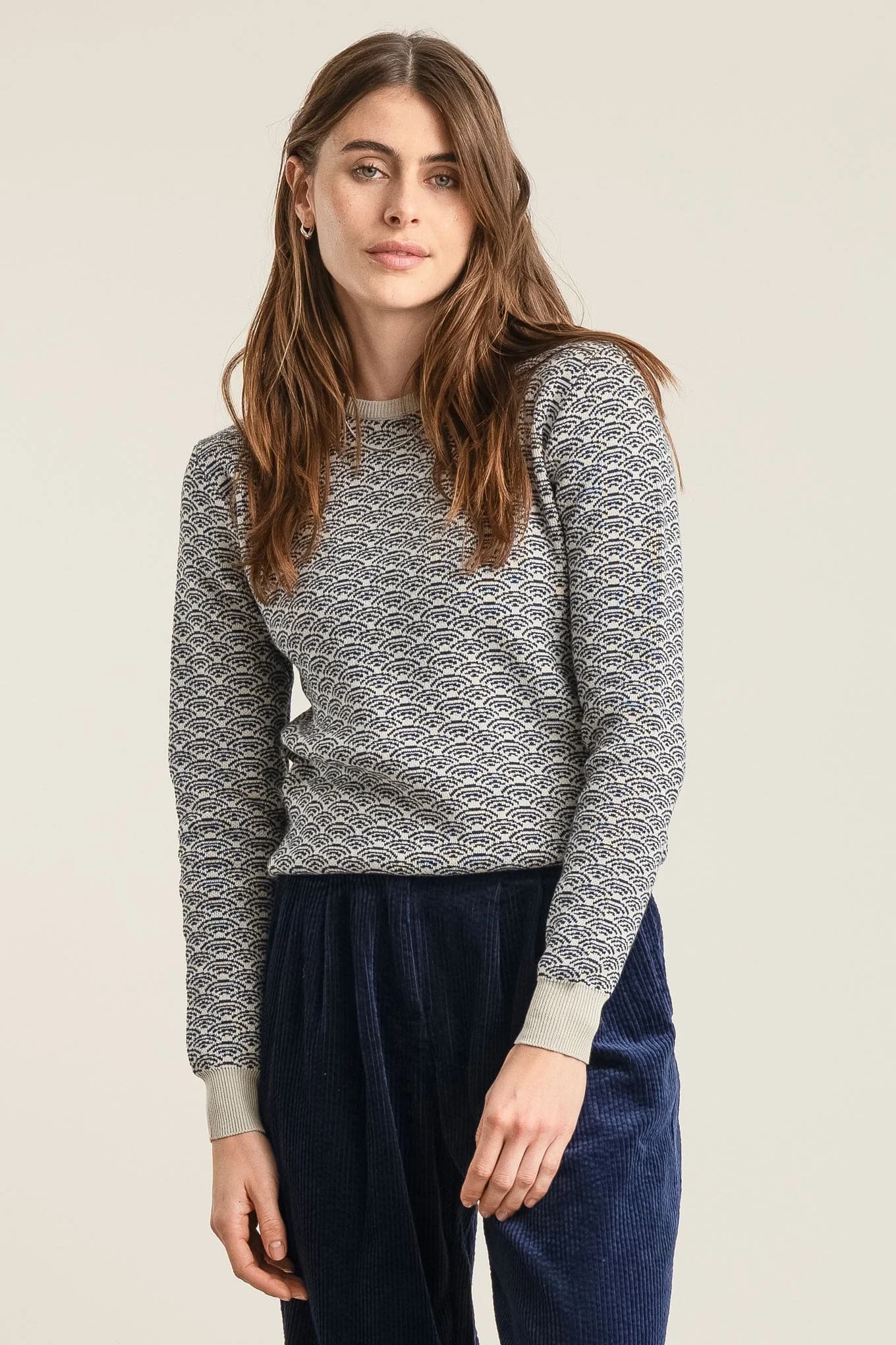 Tara Organic Cotton Jumper White – image 1