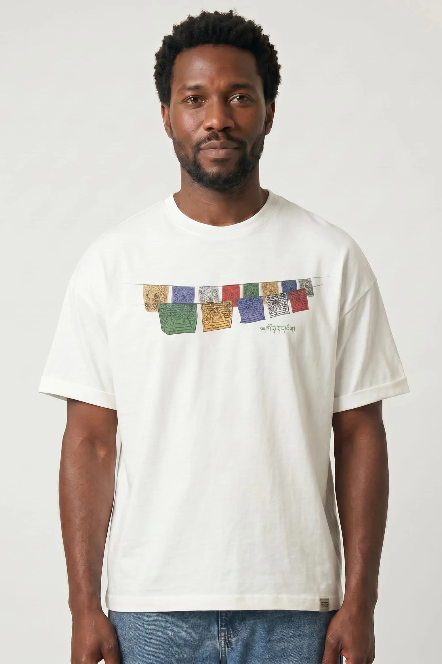 FREE TIBET Tee Organic Cotton - Off White
