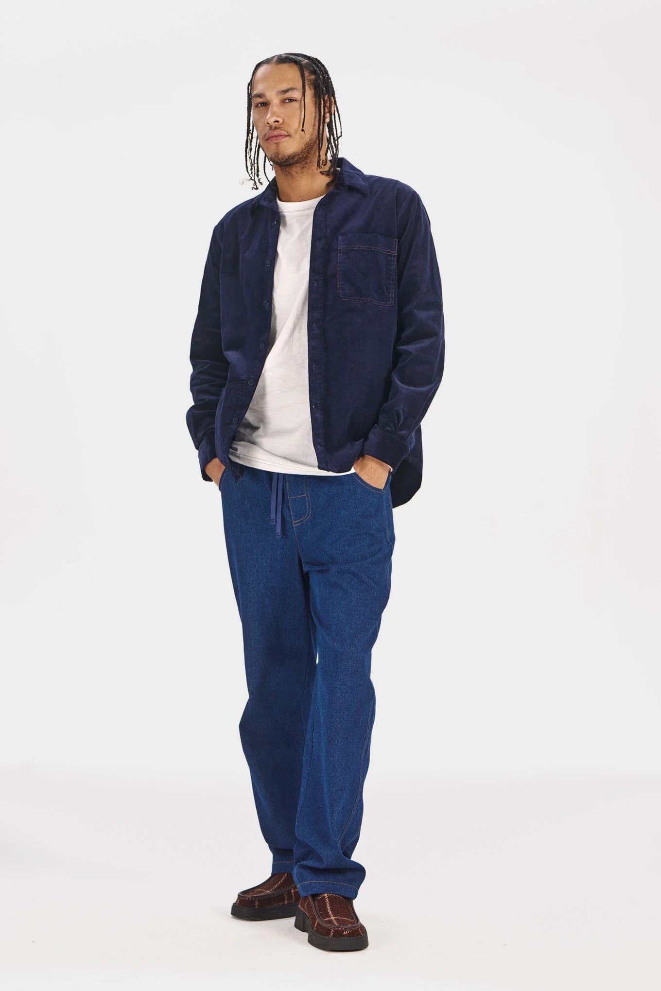 BOB Organic Cotton Trousers - Denim – image 1
