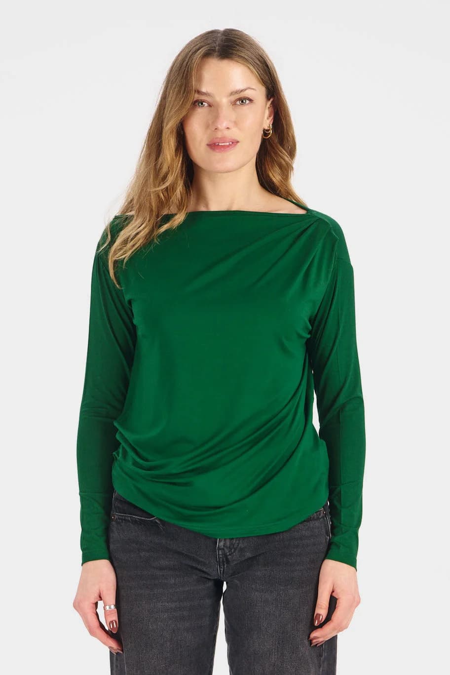 Eternal Modal Jersey Top - Green – image 1
