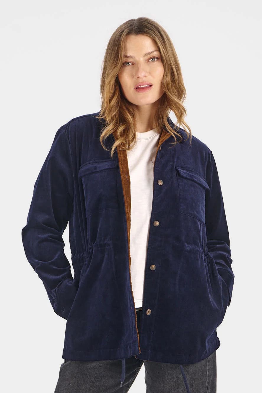 MANTRA Organic Cotton Cord Shirt - Navy – image 1