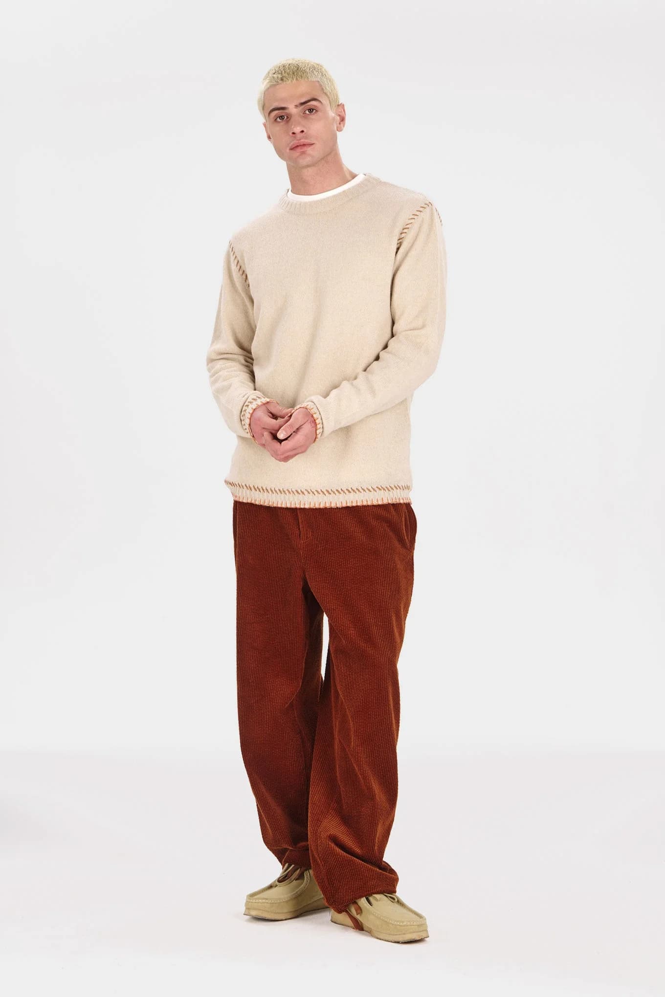 WAYNE Organic Cotton Cord Trousers - Chestnut – image 1