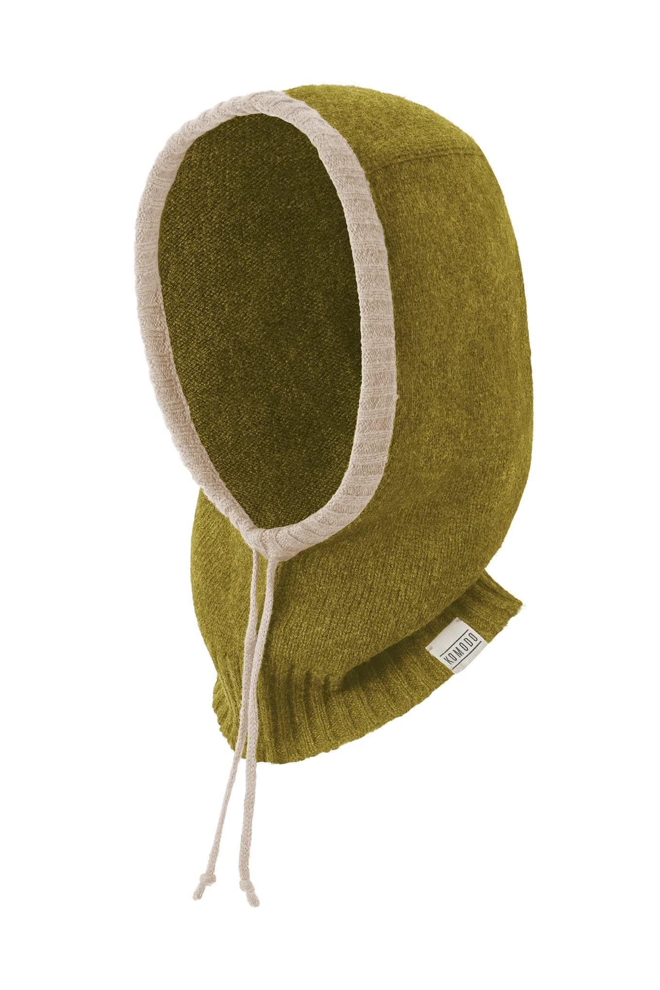 Blair Merino Wool Hood - Khaki & Sand – image 1