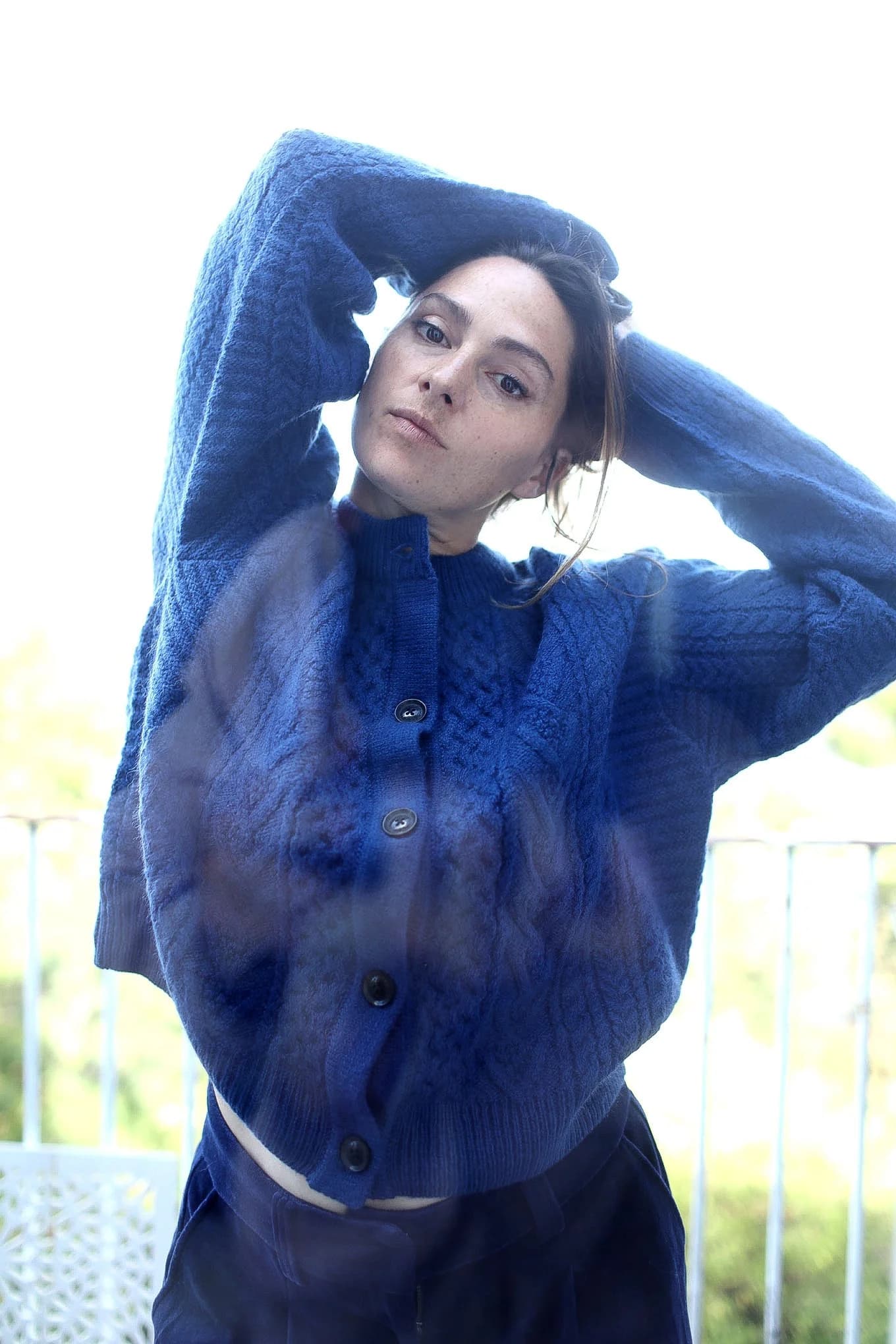 Charlie Lambswool Cardigan - Navy – image 1
