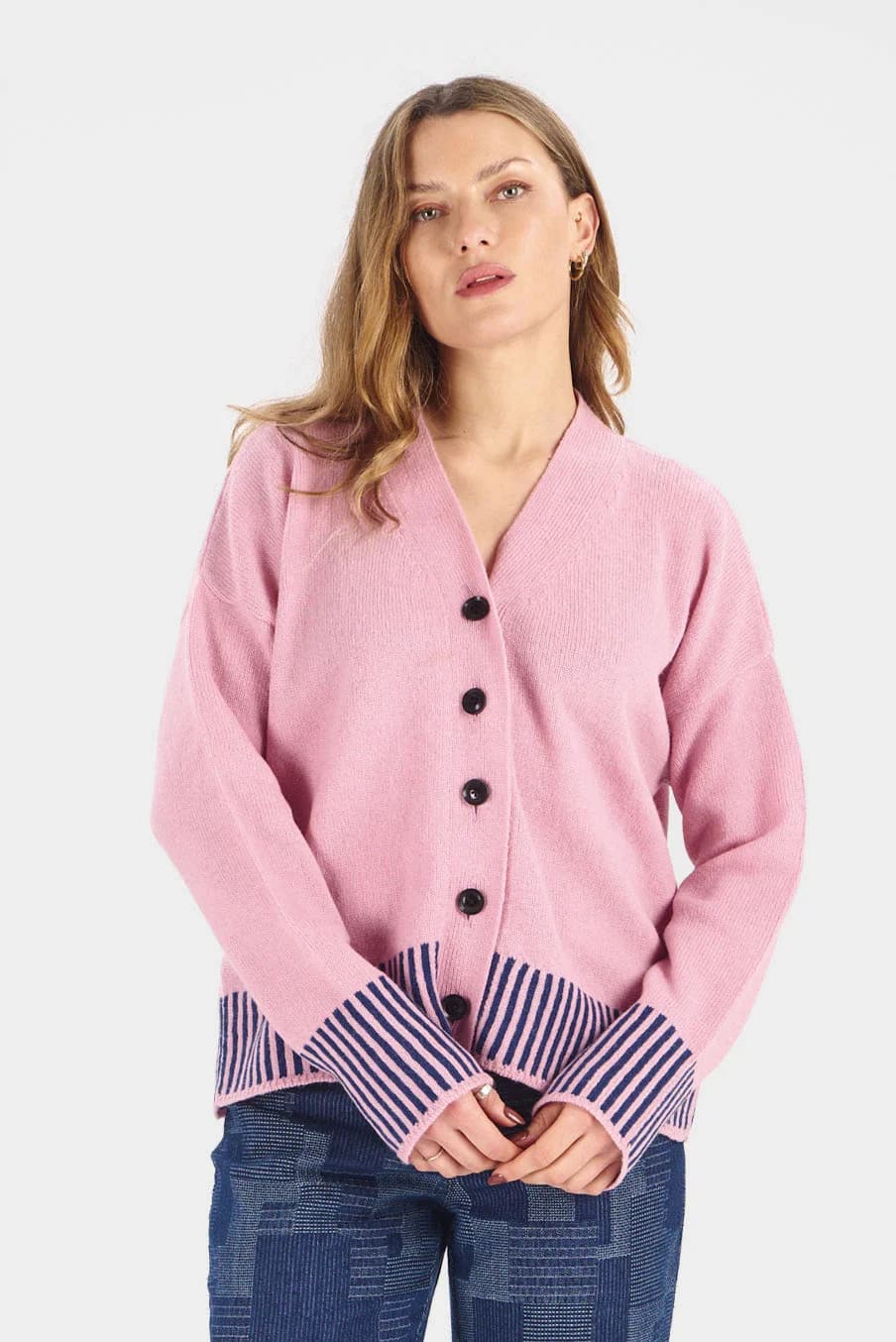 COSI Merino Cardigan - Pink – image 1