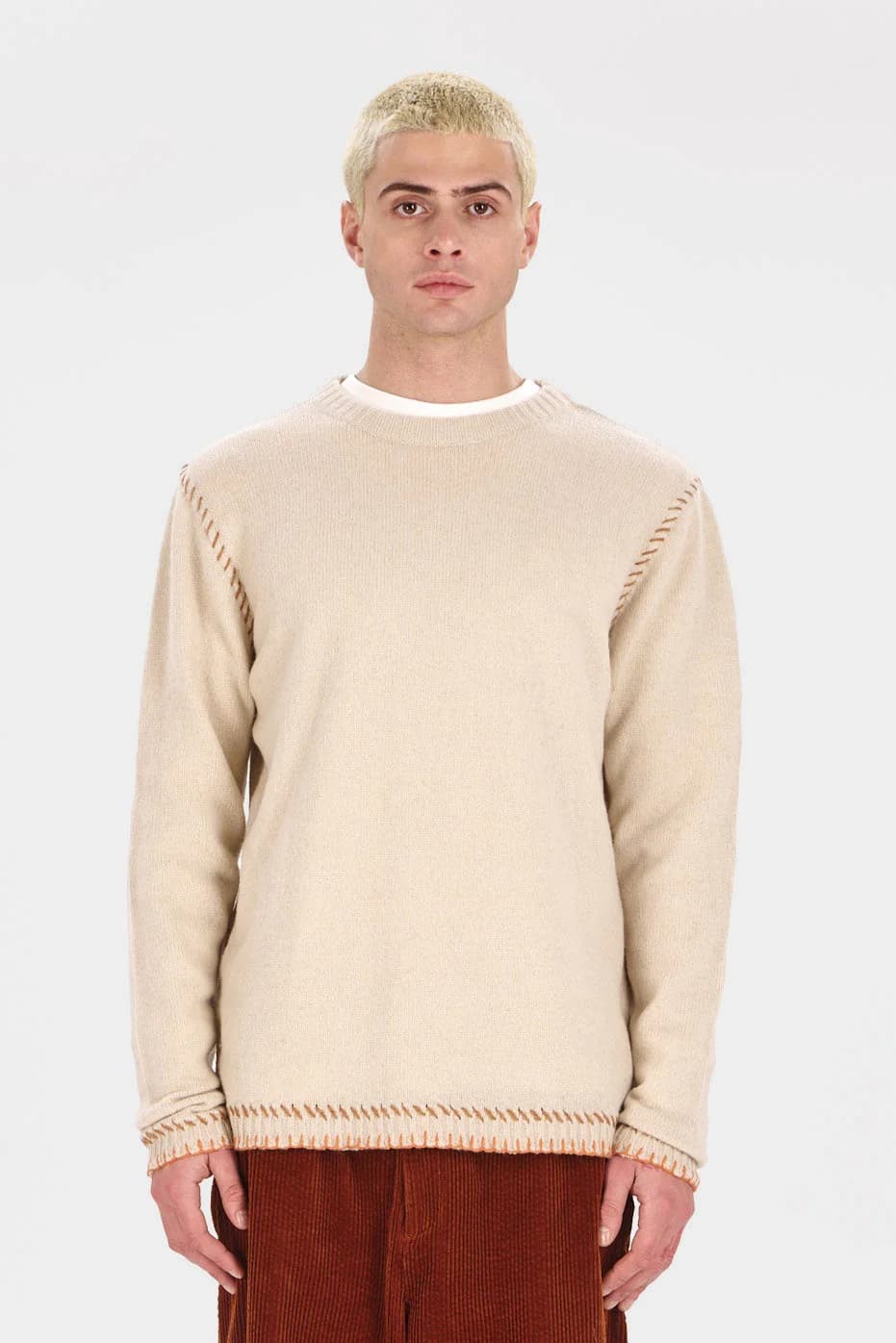 Lambswool Jumper - Sand – image 1
