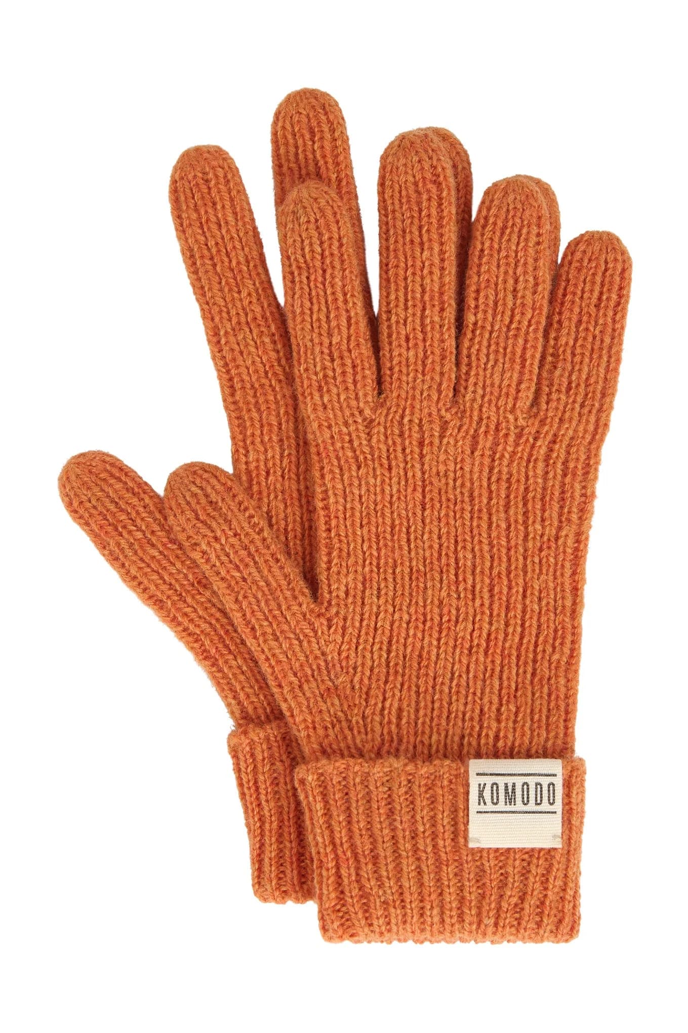 Lambswool Gloves - Orange – image 1