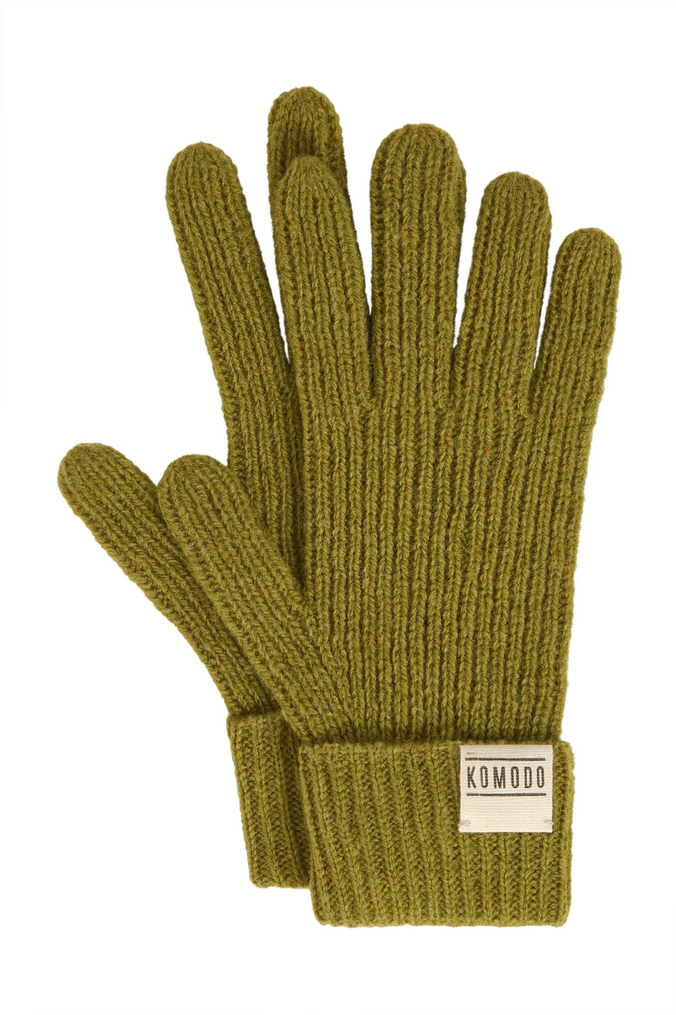 Lambswool Gloves - Olive – image 1