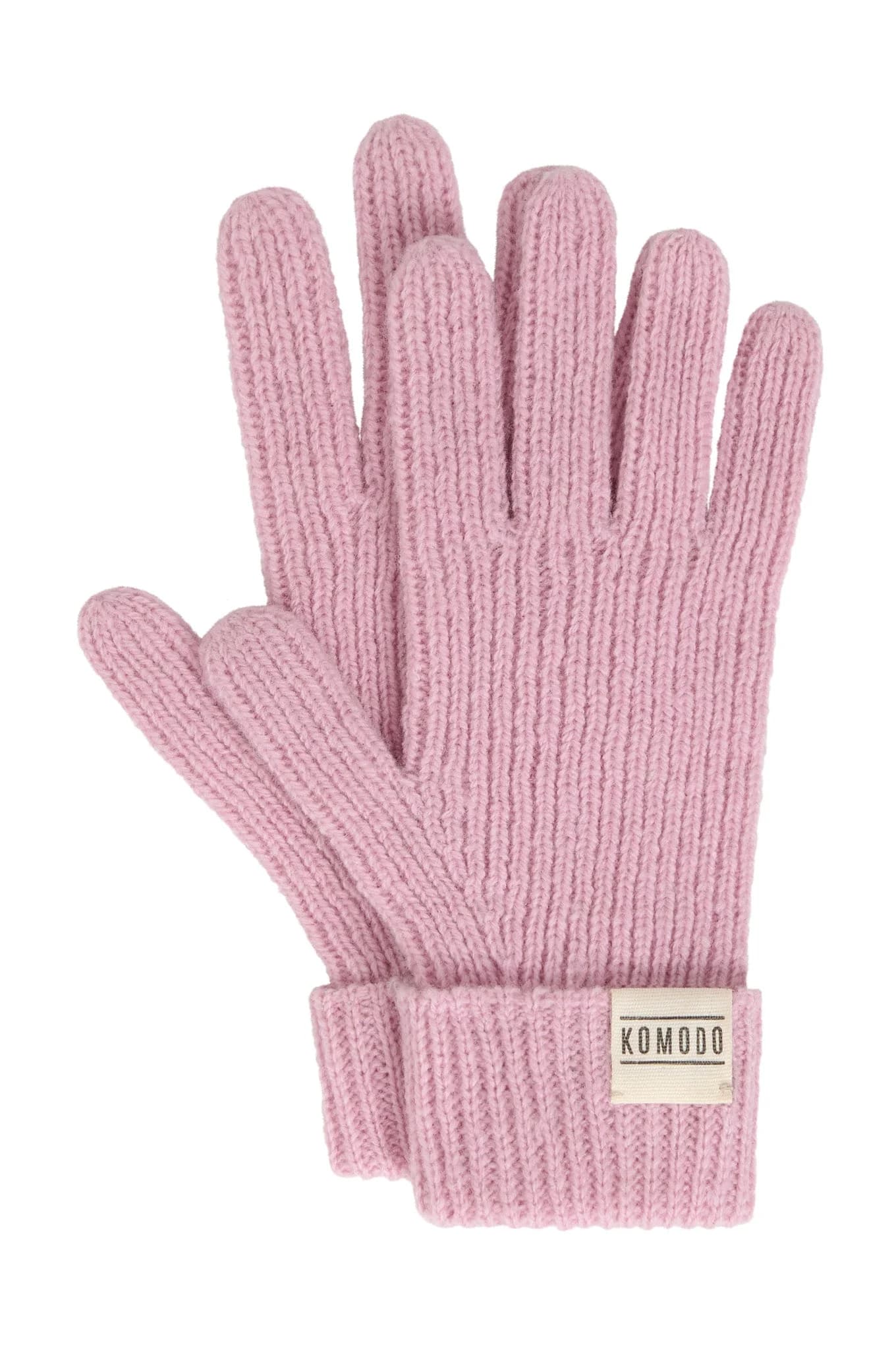 Pink Lambswool Gloves – image 1