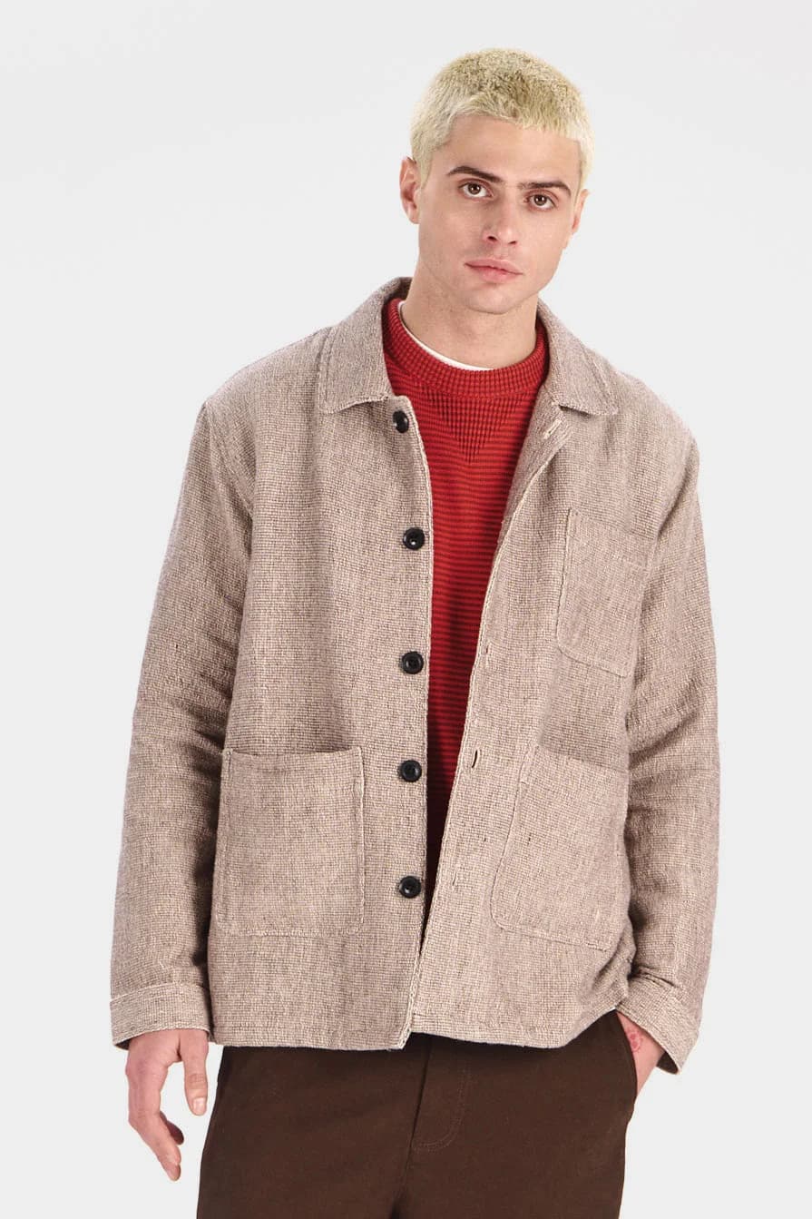 Railway Hand-Woven Cotton Jacket – image 1