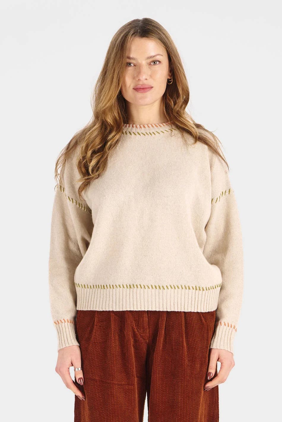 Rosa Merino Jumper - Sand – image 1