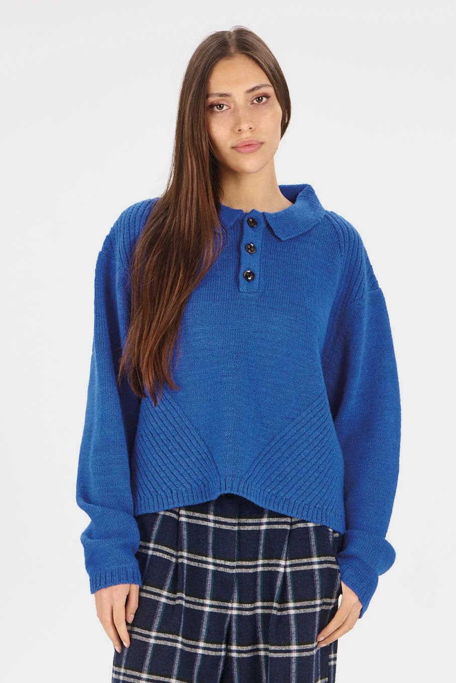 SAMI Lambswool Jumper - Cobalt – image 1