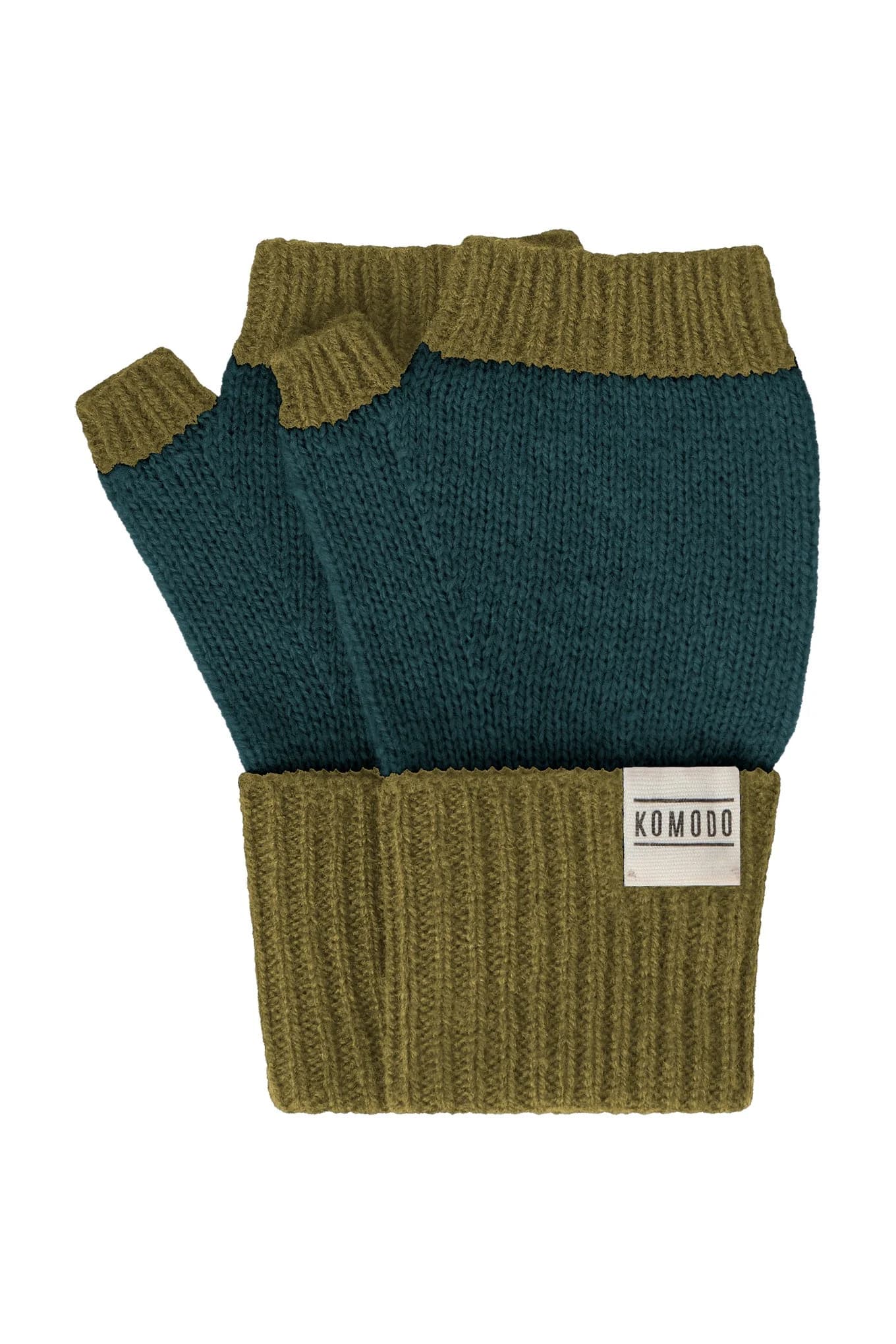 WREN Merino Gloves, Green – image 1