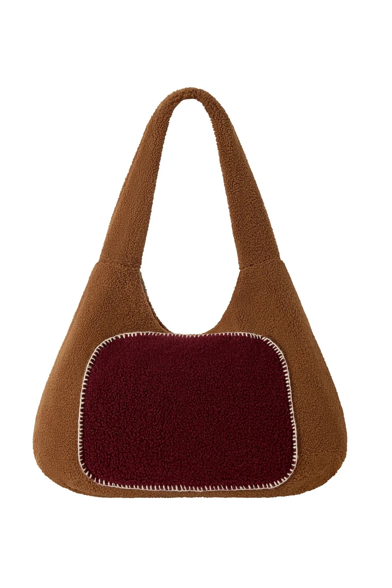 Amaya Recycled Polyester Fleece Bag - Camel – image 1